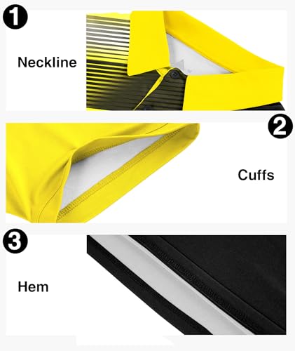 Image of ZITY Mens Golf Shirt Short Sleeve Athletic Casual Work Collared Polo Tshirt