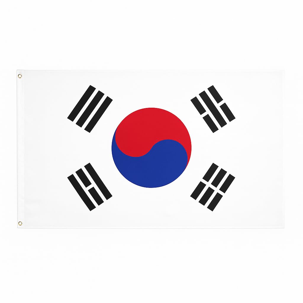 Amazon.co.jp: 韓国国旗 太極旗 150cm × 90cm 長方形 フラッグ サイン