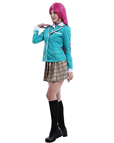 Miccostumes Women's Anime Costume Vampiress Cosplay Uniform Set(Medium, Blue) #TOP1