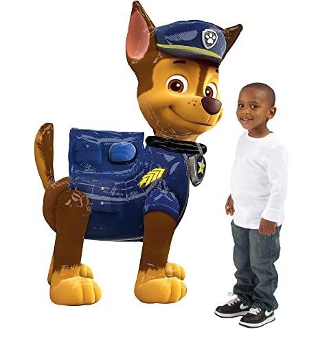 Ballon géant Chase Paw Patrol résistant pour éviter les dégonflages de fête