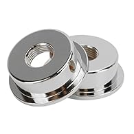 GUITAR JACK PARTS: Includes 2pcs guitar jack plates and 4pcs mounting screws, compatible with many popular guitar basses etc., that require side jacks. METAL MATERIAL: These accessories are made of excellent metal material, hard and wear resistant, n...