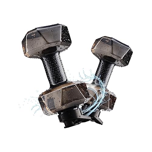 LEMCC 2 Stück Wasserhanteln, mit Wasser Befüllbare Hanteln, Schwimmende...