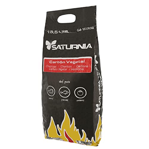 Saturnia - Bolsa Carbon Vegetal Para Barbacoas 15,5 Litros Carbon Duradero Y Trozos De Gran Tamaño, En Oferta Saturnia Bolsa Carbon Vegetal Para Barbacoas 15,5 Litros Carbon Duradero Y Trozos De Gran Tamaño, Cranberry, Extra Large (8130266)