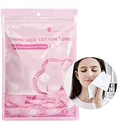 Simfree 100PCS Compressed Towel,Disposable Face Compressed Towel,Disposable Portable Face Towel M...