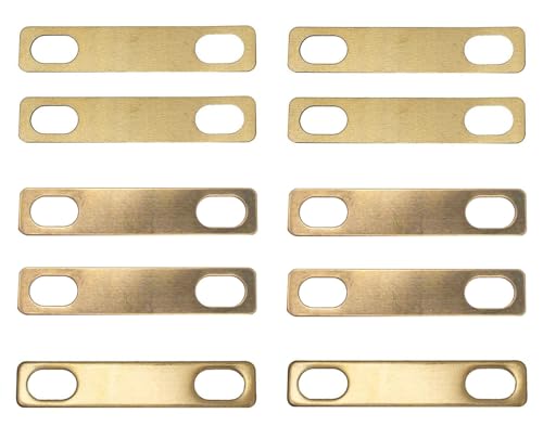 Brass Guitar Neck Shims 10PCS Gold Set