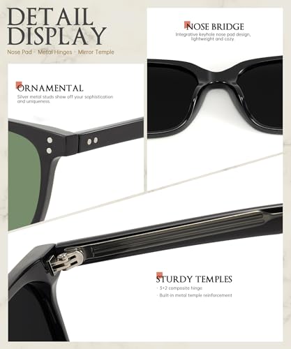 Image of ANYLUV Womens Sunglasses Polarized Sunglasses for Women, Trendy Woman Polarized Ultraviolet Protection Travel