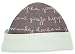 Finn + Emma | Reversible Hat | Baby Unisex | Word | 100% Organic Cotton | 0-6m