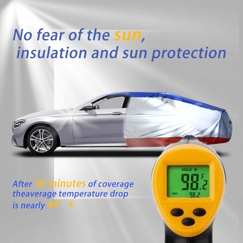 Car cover for Austin A40 Cambridge 1954-1956,Outdoor Car Cover Waterproof Dustproof Windproof Sun Protection Resistant Breathable Car Cover - Image 5