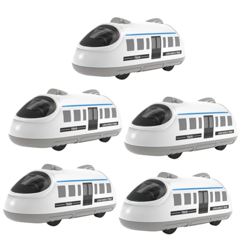 Giocattoli di simulazione di treni: design realistico e dettagliato, che offre un'esperienza di treno realistica, azionamento a inerzia, riduzione della necessità di elettricità, piccoli giocattoli di treni ad alta velocità