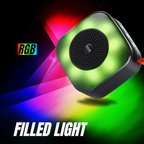 Image of PulseSync 5W Bluetooth Speaker Mesmerizing Filled RGB, Music Sync RGB, Bluetooth 5.1, 4-Hour Playtime, USB Input, TWS, FM, TF Input (Mixed Colour)