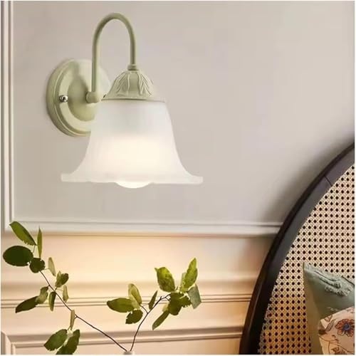 Lámparas de pared verde flor para iluminación interior de salones y dormitorios 3