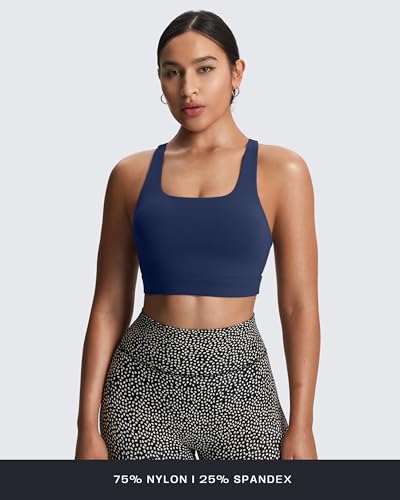 Image of Aoxjox Women's Workout Sports Bras High Impact Fitness Training Gym Khloe Bra Yoga Crop Tank