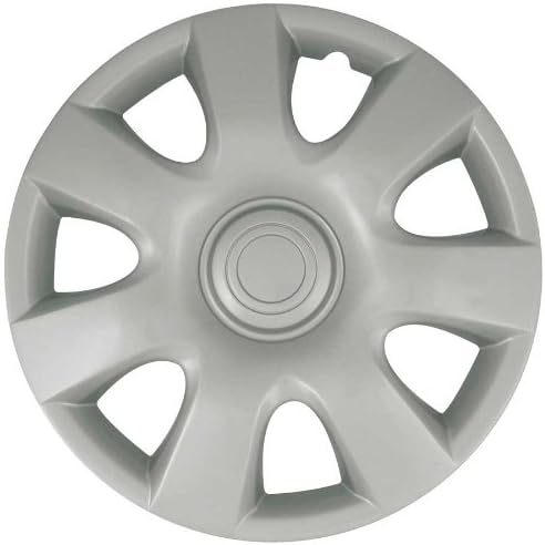 CCI IWCB944-15S 15 Inch Clip On Silver Finish Hubcaps - Pack of 4