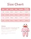 JiAmy Vine Baby Overall Strampler Winterjacke Unisex Cartoon Baby Strampelanzug mit Kapuze 6 Monate