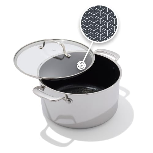 Image of OXO Hybrid Nonstick Stainless Steel 8QT Stockpot with Lid