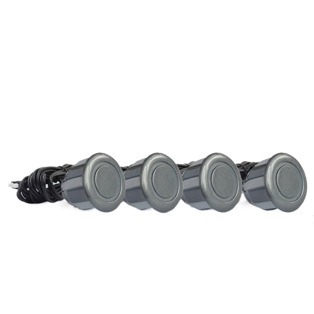 Sensores Estacionamiento Radar de Respaldo inverso Parktronic para Coche con 4 sensores de Aparcamiento, de detección de de Sonido, Monitor Trasero sin Pantalla