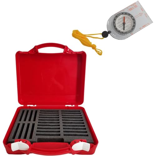Coffret initiation 16 boussoles éco légères et durables avec boîte de rangement