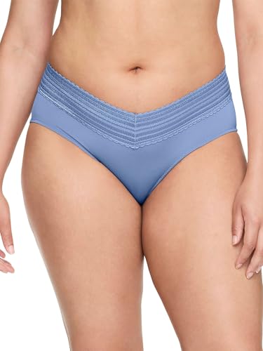 Image of Warner's womens No Pinching No Problems Dig-free Comfort Waist With Lace Microfiber Hipster 5609j