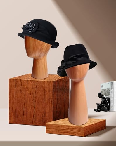 CHADWICK Mannequin Head Block, Wig Display Stand, Abstract Dome Model Head, Hat and Wig Holder for Shop, Salon, Home Decor, Durable GFRP Material