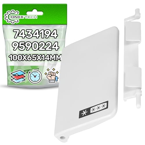 ONIX TECH Poignée de Porte de Congélateur 100x65x14 mm avec Code Original 7434194 9590224 pour Liebherr - Garantie de 5 Ans