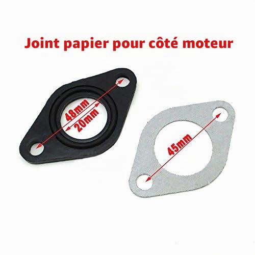 Crewell - Kit carburateur PZ19 - pour quad, ATV et dirt bike Taotao Sunl - 50cc, 70cc, 90cc, 110cc - 19 mm carburateur pocket bike
