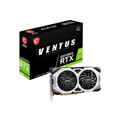 MSI GeForce RTX 2060 Ventus 12G (12GB GDDR6/PCI Express 3.0/1650MHz/14000MHz)