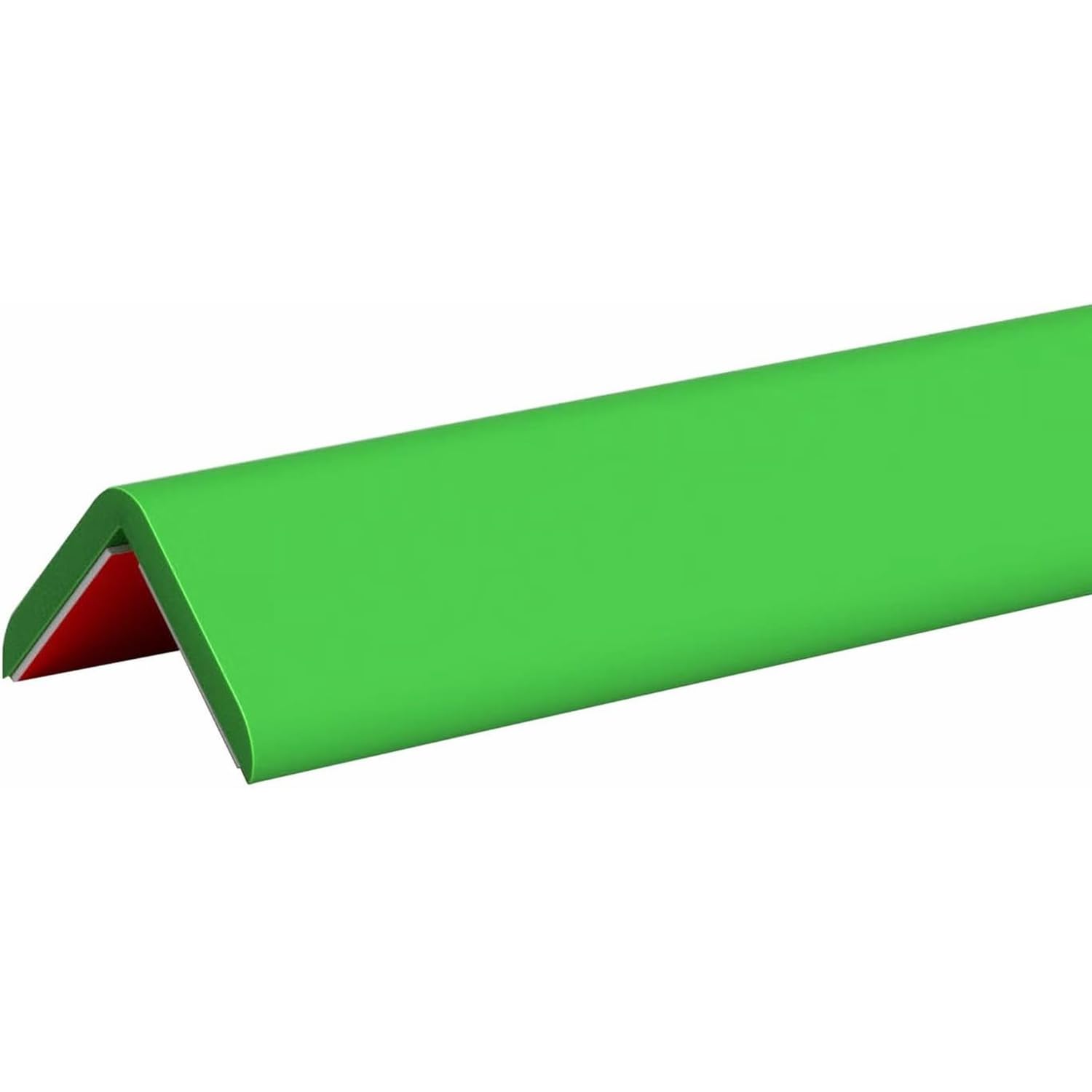 FOELANNE Self Adhesive Rubber Angle Edging, Green Self-Adhesive Wall Corner & Furniture Edge or Door Frame Countertop Multiple(3x3x100 cm)