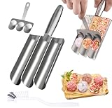 Elyssnova Meatball Maker. The 3-in-1 Meatball Maker Tool, A Meatball Scoop Made of Stainless Steel, Is Used for Quickly Making Meatballs or Round Pastries of Uniform Size.