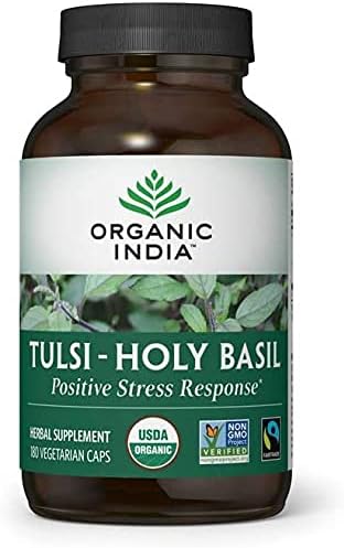 Organic India Tulsi Holy Basil 90 Veg Capsules by Organic India