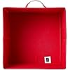 Amazon Basics Foldable Storage Cubes, 6-Pack, Red, 26.6 x 26.6 x 27.9 ...