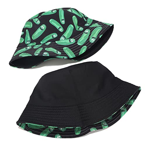 Image of Quanhaigou Bucket Hat for Men Women,Packable Reversible Printed Sun Hats,Fisherman Outdoor Summer Travel Hiking Beach Caps