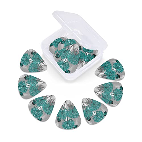 Ensemble de 12 médiators de guitare papillon gris sarcelle pour guitare acoustique, guitare électrique, contrebasse… - Les Beatles, Paul McCartney, John Lennon, RIngo Starr, George Harrison Ensemble de 12 médiators de guitare papillon gris sarcelle pour guitare acoustique, guitare électrique, contrebasse… – Image 7