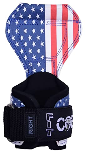 Image of Cobra Grips Weight Lifting Gloves with Adjustable Neoprene Padded Wrist Wraps - Heavy Duty Alternative to Power Lifting Hooks for Deadlifts