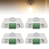 Technische Zuverlässigkeit: Der Bewegungsmelder zeichnet sich durch präzise Infraroterkennung und robuste Bauweise aus. Der Koerper Infrarot Bewegung PIR Sensor garantiert dauerhafte Zuverlässigkeit auch bei intensiver Nutzung. Der Koerper Infrarot PIR Sensor sorgt für effiziente Performance und minimale Stromkosten.