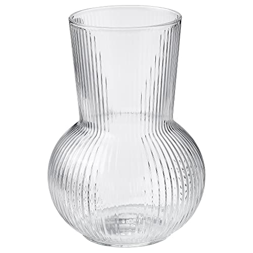 IKEA PÅDRAG vase, 17 cm, clear glass