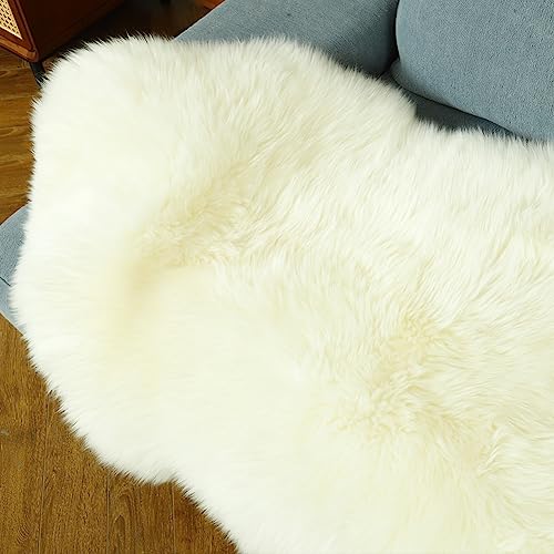 Llb YMDT-01 Genuine Sheepskin Area Rug Wool Rug Fur Carpet Fluffy Shaggy Fur Rug For Living Room Kids Bedroom Real Sheepskin Throw Lambskin Rugs Sofa Mat Chair Seat Covers thumb #3
