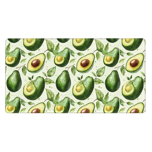 Tapis de souris grand format avocat pour votre ordinateur portable