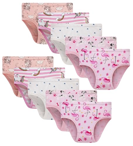 Barara King Little Girls' Soft Cotton Underwear Toddler Undies Kids panties