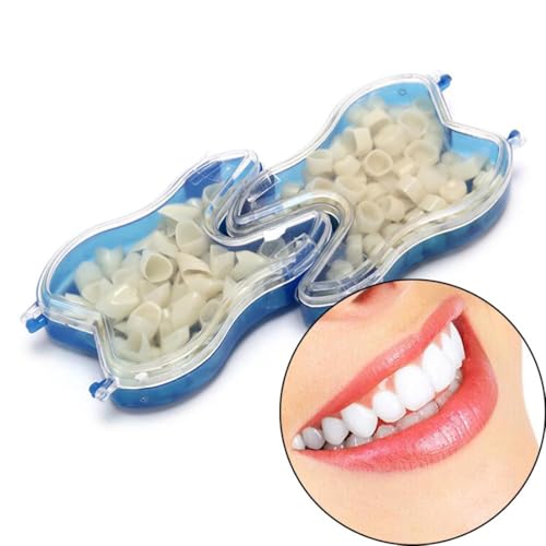 Image of Dental Temporary Crown Kit Anterior Front & Molar Posterior Mixed 100PCS | Whitening Protecting Molar Veneers 50 of Each