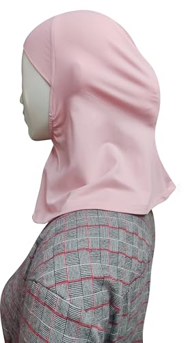 Image of TCP Women's Ninja Beige Jersey Cap, under scarf Neck Covering Hijab Tube cap Age 16+ years