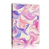 カラフルな抽象的な流動的なアートウォールアート絵画モダンな寝室のキャンバスウォールアートミニマリズムの家の装飾リビングルームのバスルームの写真20x28cmインナーフレーム