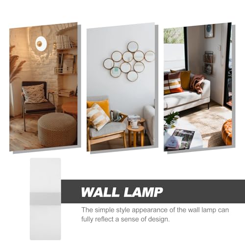 Lámpara de pared luz cálida led para pasillos oscuros sin espacio 2
