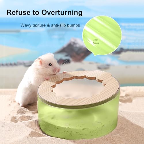 Banheiro de hamster, caixa de banho de areia de animais pequenos, banheira premium para hamster, fác
