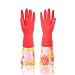 URSMART Reusable Waterproof Household Rubber Latex Cleaning Gloves (5 PAIRS)