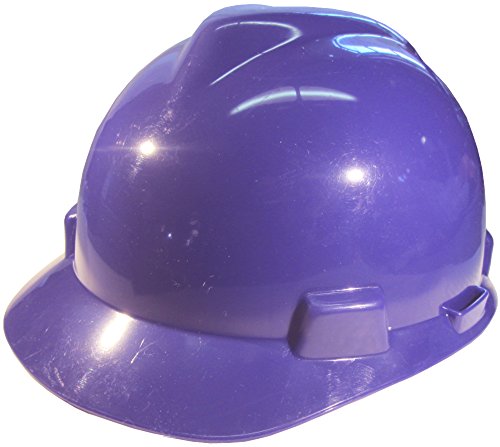 Msa V Cap Style Hard Hats W/ Fastrac Iii Suspensions And Handy Tote Bag - Purple #TOP11