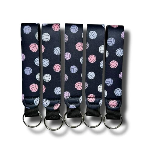 Lit Handlers 5-Pack Neoprene Keychain Wristlet, Secure