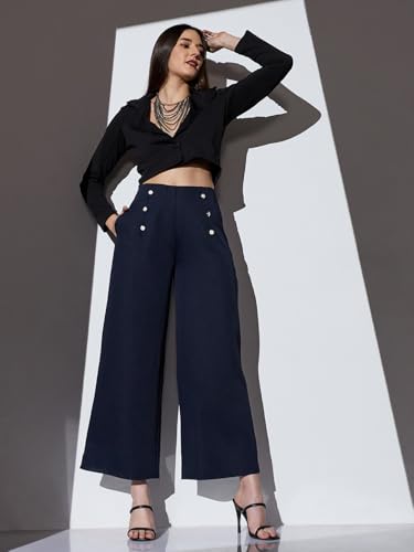 Image of Globus Women Trouser (8909389033390 Navy 30)