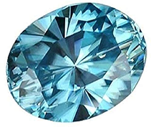 Zircon bleu de 5,00 carats pour sublimer vos soirées chic diamant américain naturel Small