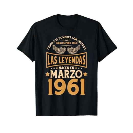 Cumpleaños Hombre Regalos Las Leyendas Marzo 1961 Camiseta