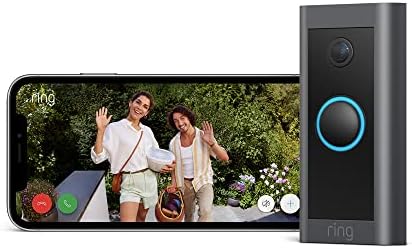 Ring Videotürklingel Kabel (Video Doorbell Wired) | Türklingel mit Kamera, 1080p-HD-Video, festverdrahtet, Nachtsicht | Video-Türsprechanlage für deine Haustür | Funktioniert mit A